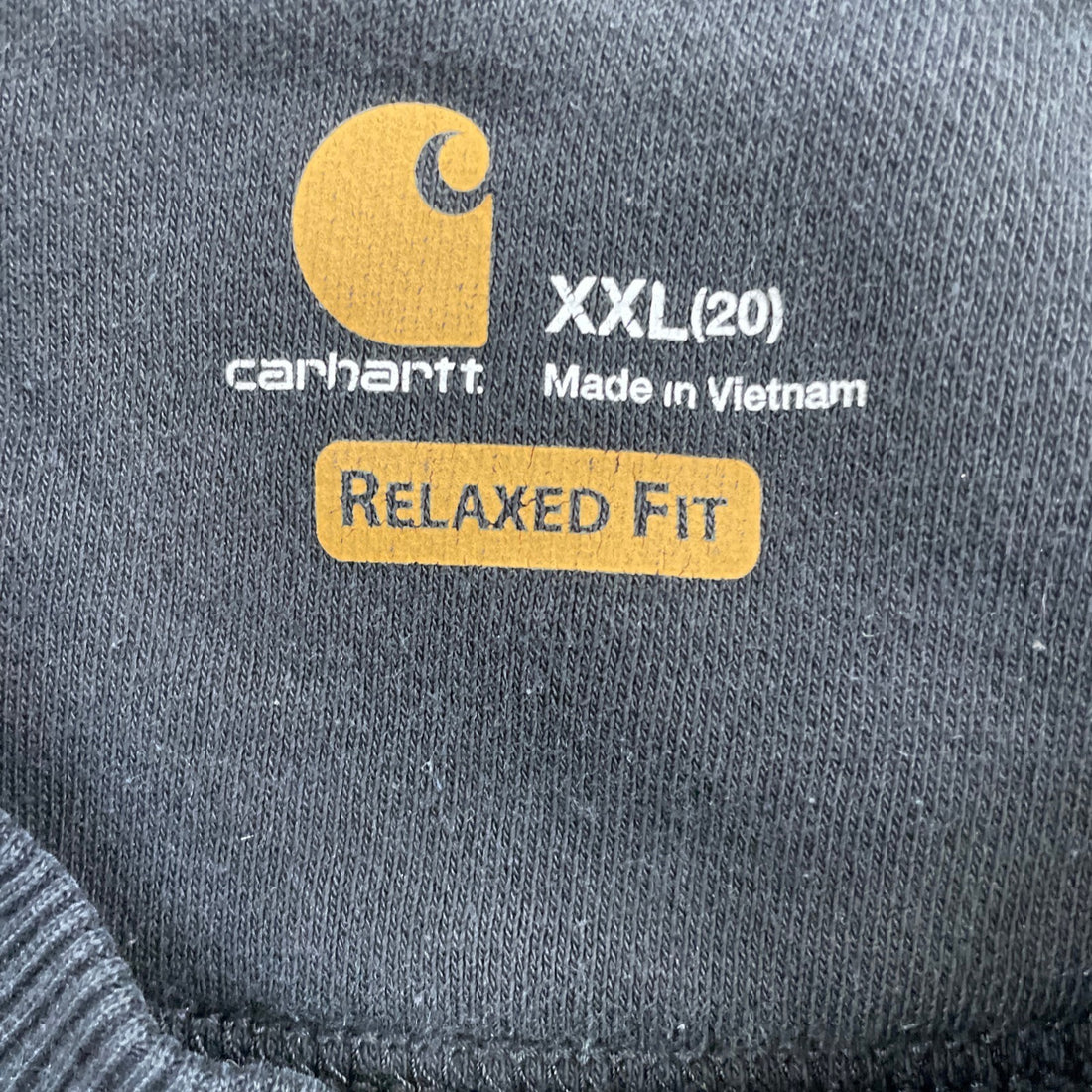 Carhartt Pocket Crewneck Sweatshirt Size 2XL Black