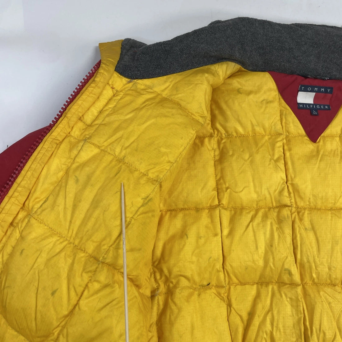 Vintage Tommy Hilfiger Parka Coat Jacket Size Large Insulated