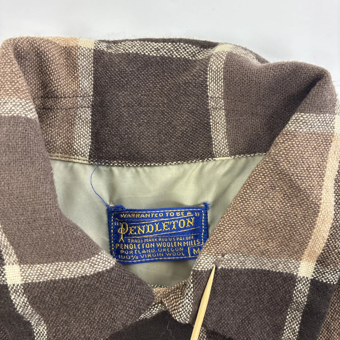 Vintage Pendleton Wool Board Button Up Shirt Size Medium