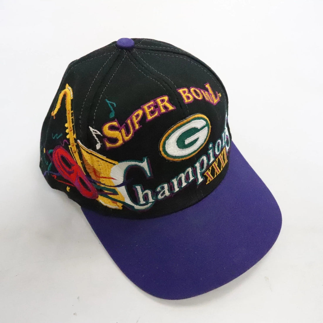 Vintage Green Bay Packers Super Bowl XXXI Champs Snapback Hat OSFA NFL