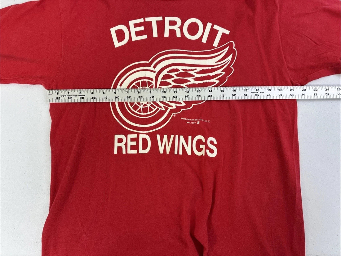 Vintage Detroit Red Wings T-Shirt Size XL 90s NHL