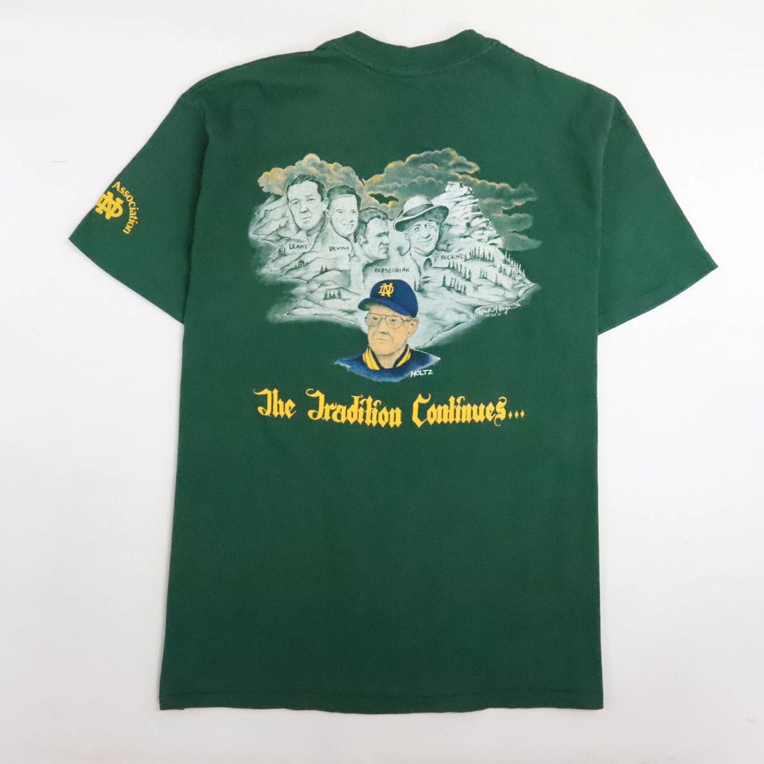 Vintage Notre Dame Fighting Irish Football Alumni T-Shirt Size XL NCAA