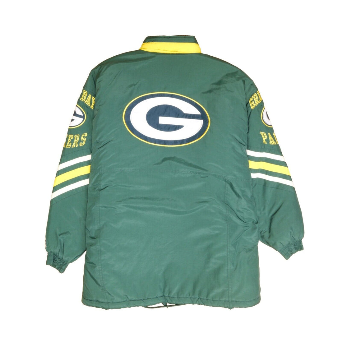 Vintage Green Bay Packers Starter Puffer Jacket Size Medium 90s NFL