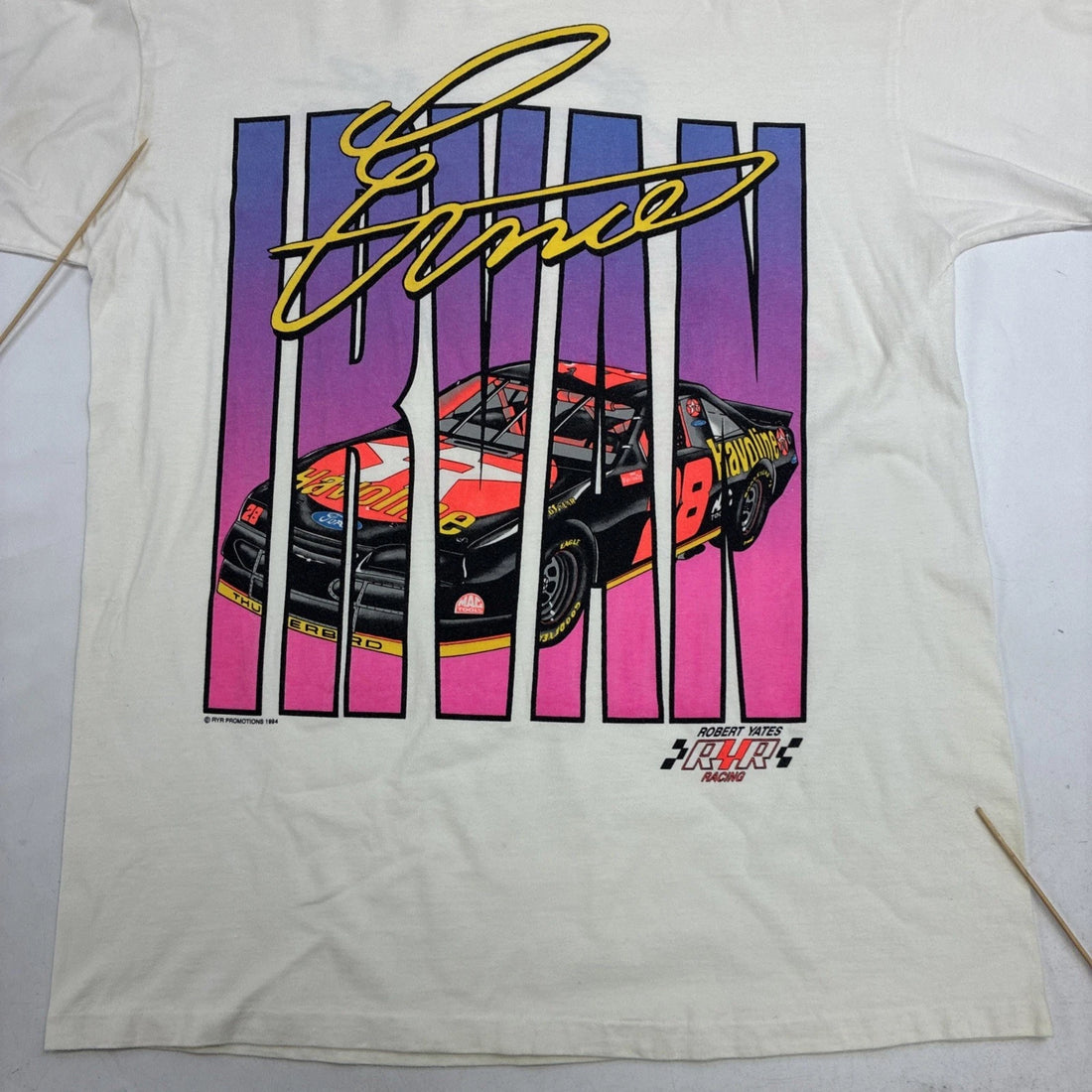 Vintage Ernie Irvan Texaco Havoline Racing T-Shirt Size XL 90s