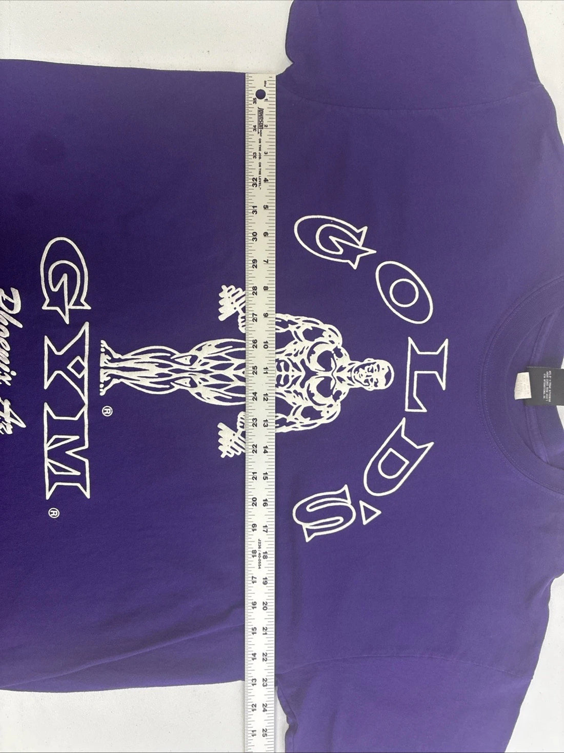 Vintage Gold's Gym T-Shirt Size XL Purple