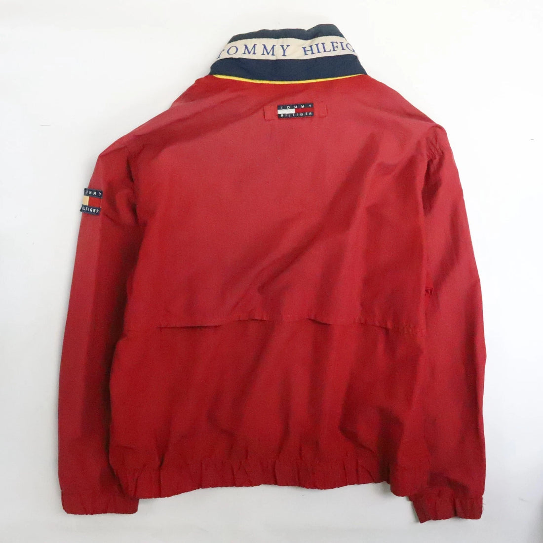 Vintage Tommy Hilfiger Windbreaker Light Jacket Size Large Red