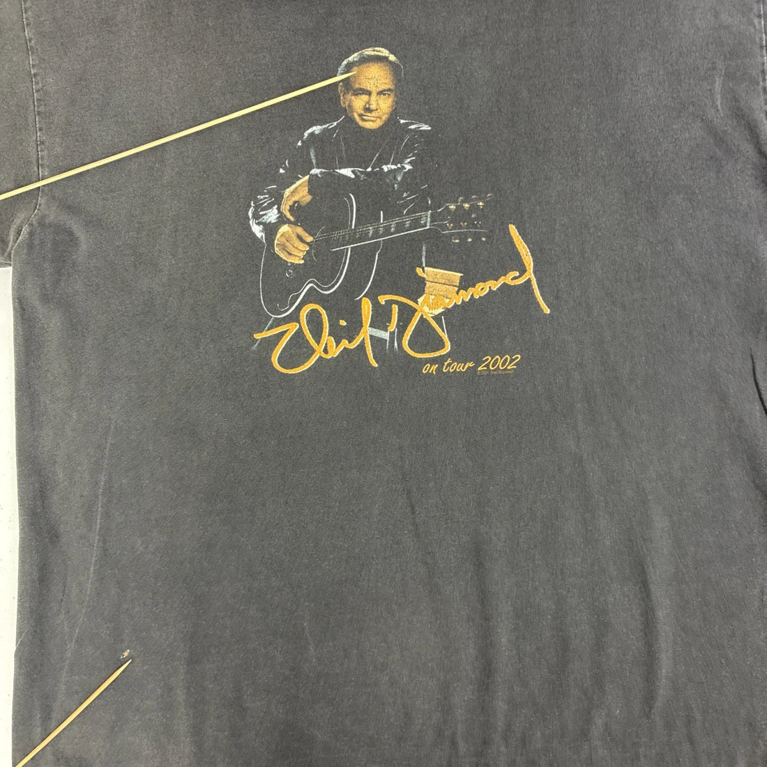 Vintage Neil Diamond On Tour 2002 T-Shirt Size XL