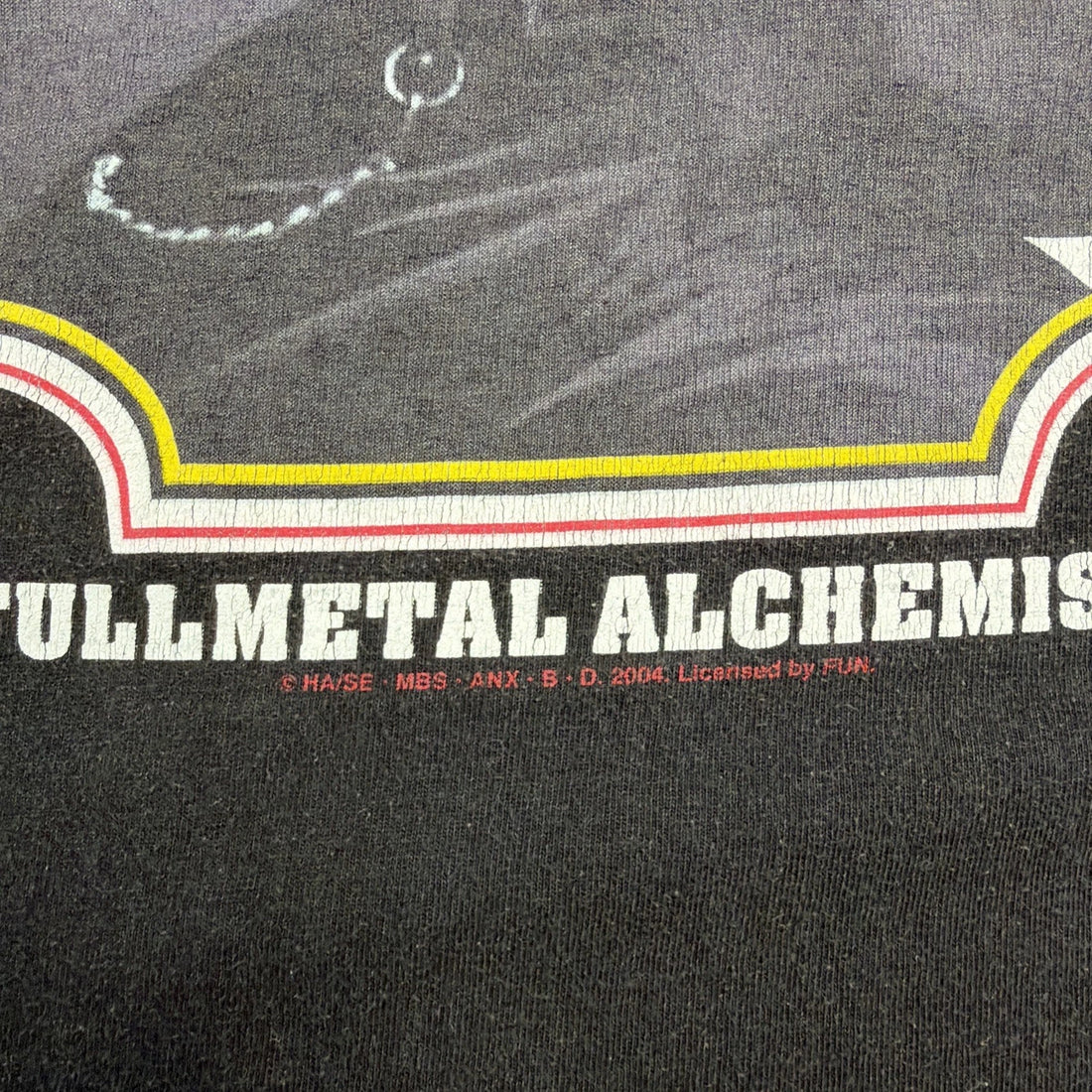 Vintage Full Metal Alchemist Long Sleeve T-Shirt Size Medium Anime Manga 2004