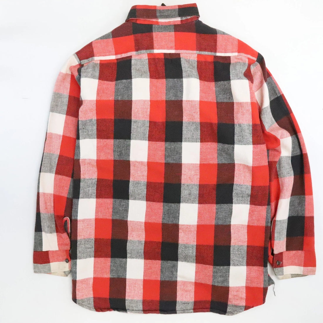 Vintage Alaskan Klondike Button Up Shirt Size XL Red Plaid Flannel