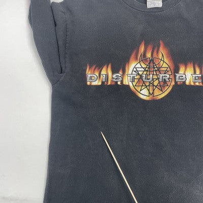 Vintage Disturbed Believe Long Sleeve T-Shirt Large Band Tee 2002