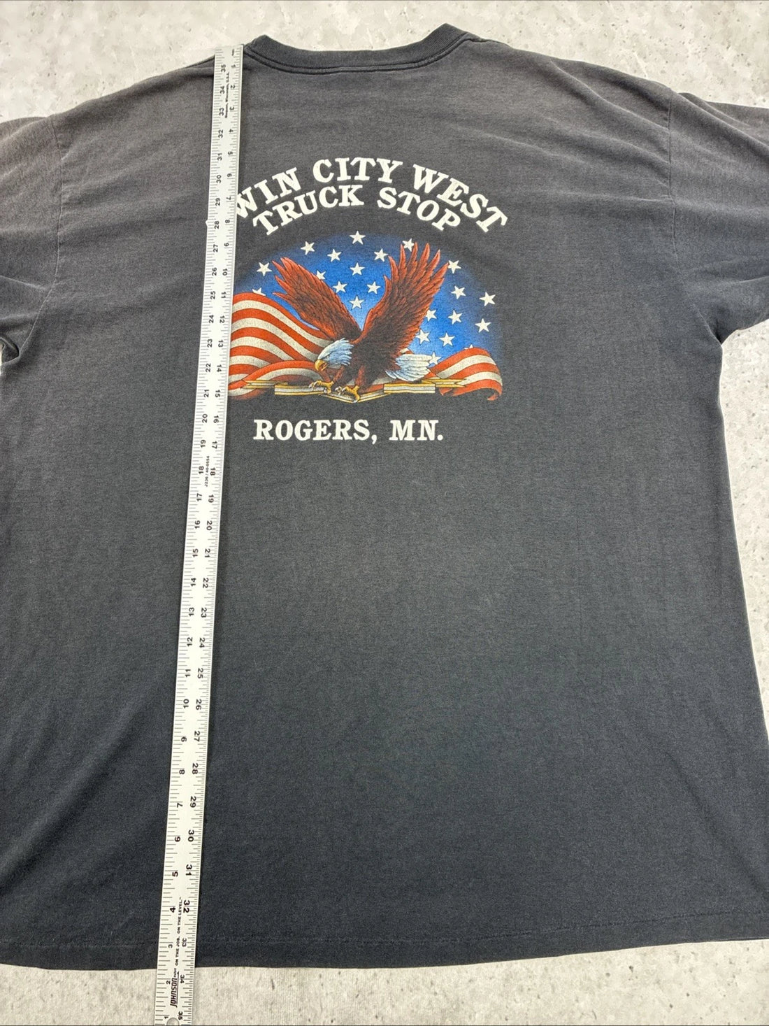 Vintage 3D Emblem Truckers Only Bad To The Bone T-Shirt 3XL 1992