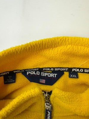Vintage Polo Sport Fleece Jacket Size 2XL Yellow