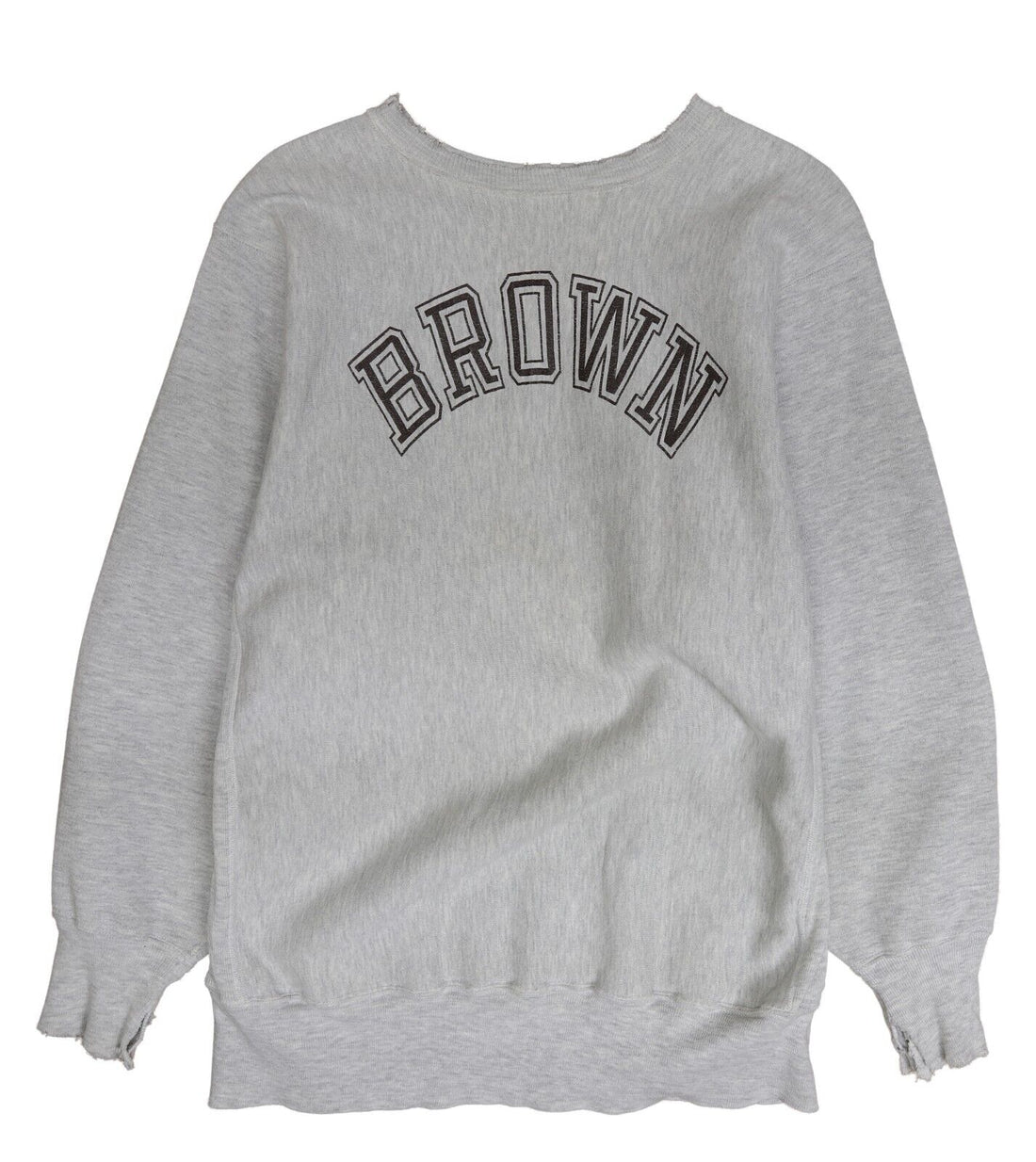 Vintage Brown University Champion Reverse Weave Sweatshirt Size XL Gray 90s