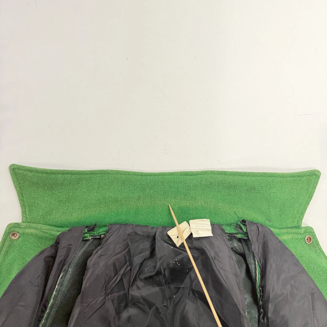 Vintage St. Thomas Bantam Football Leather Wool Varsity Jacket Medium 1976 70s