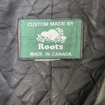 Vintage Thomson Kernaghan Roots Canada Leather Varsity Jacket Size XL