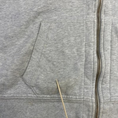 Vintage Polo Ralph Lauren Full Zip Sweatshirt Hoodie Size 2XL Gray
