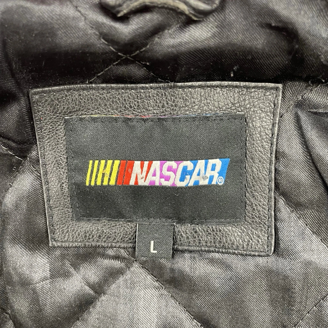 NASCAR Racing Leather Jacket Size Large Dupont