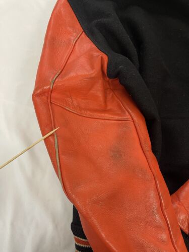 Vintage Sioux City East Leather Wool Varsity Letterman