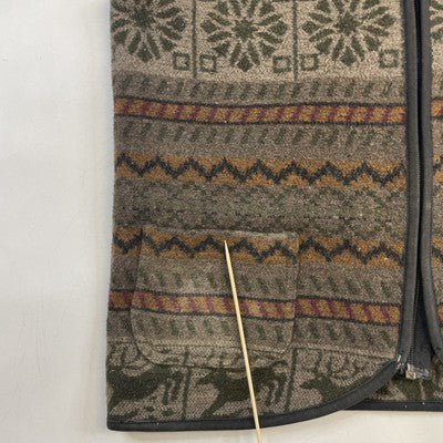 Vintage Kanata Wool Vest Jacket Size Small Fair Isle