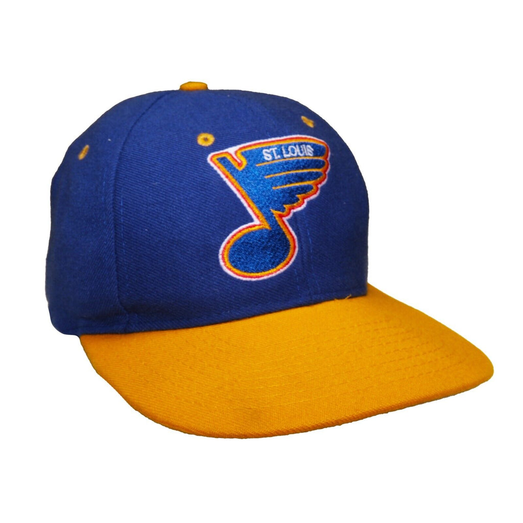 Vintage St. Louis Blues Hat Corduroy Snapback NHL Annco Logo 90s