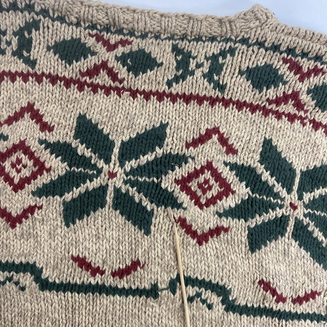 Polo Ralph Lauren Crewneck Sweater Womens Size XL Snowflake Fair Isle