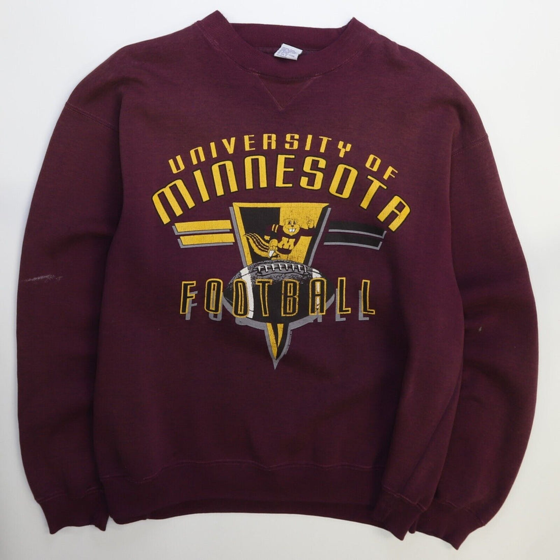 Vintage Minnesota Golden Gophers Football Crewneck Sweatshirt Size