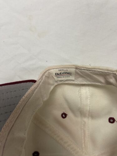 Vintage Harvard Crimson Yale Bulldogs DeLong Snapback Hat OSFA 1992 90s NCAA