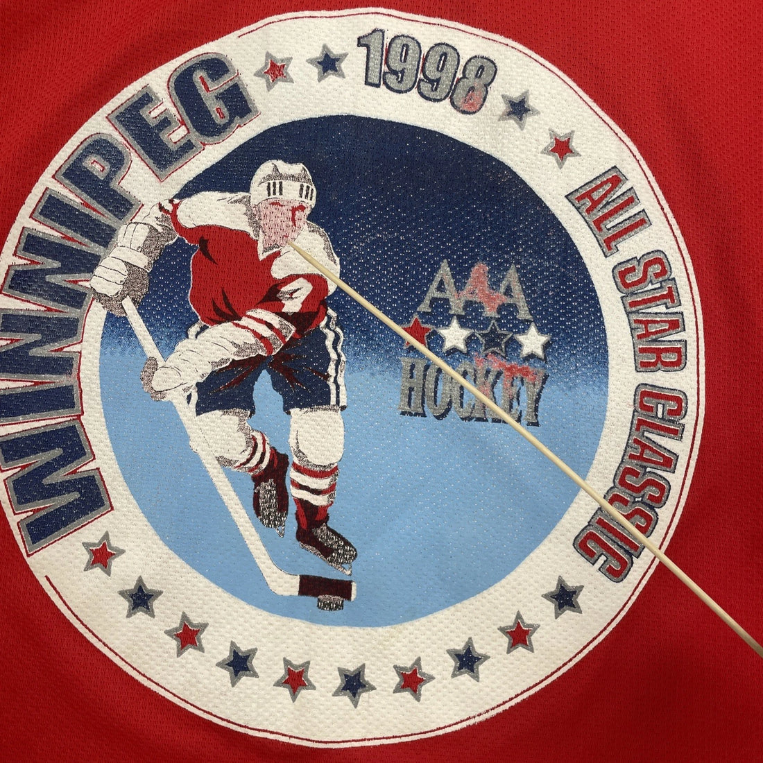 Vintage Winnipeg All Star Classic Practice Starter Jersey Size XL AAA Hockey