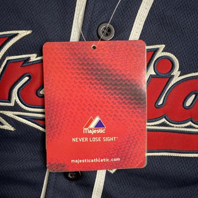 Cleveland Indians Oscar Mercado Authentic Majestic Jersey Size 52 MLB NWT