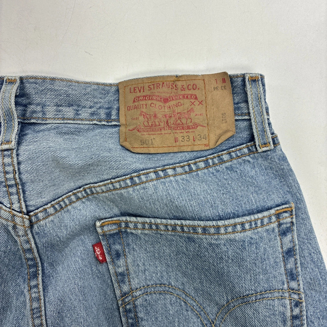 Vintage Levi 501 Denim Pants Size 33 X 34