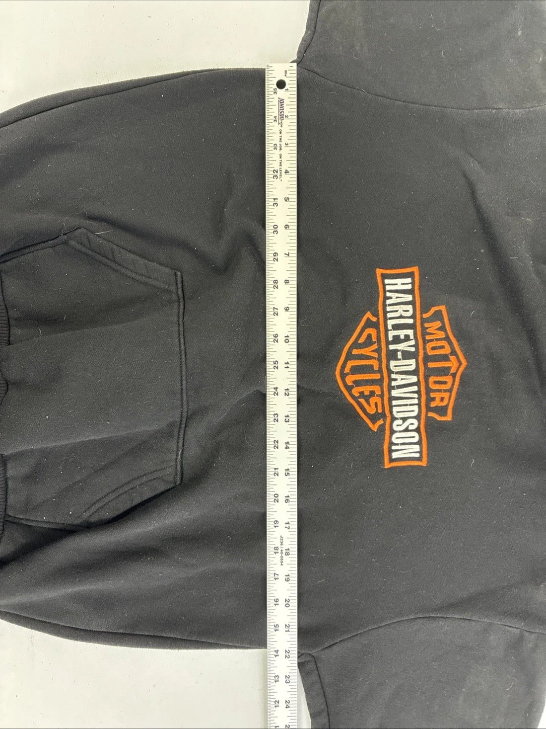 Harley Davidson Motorcycles Sweatshirt Hoodie Size Large Embroidered