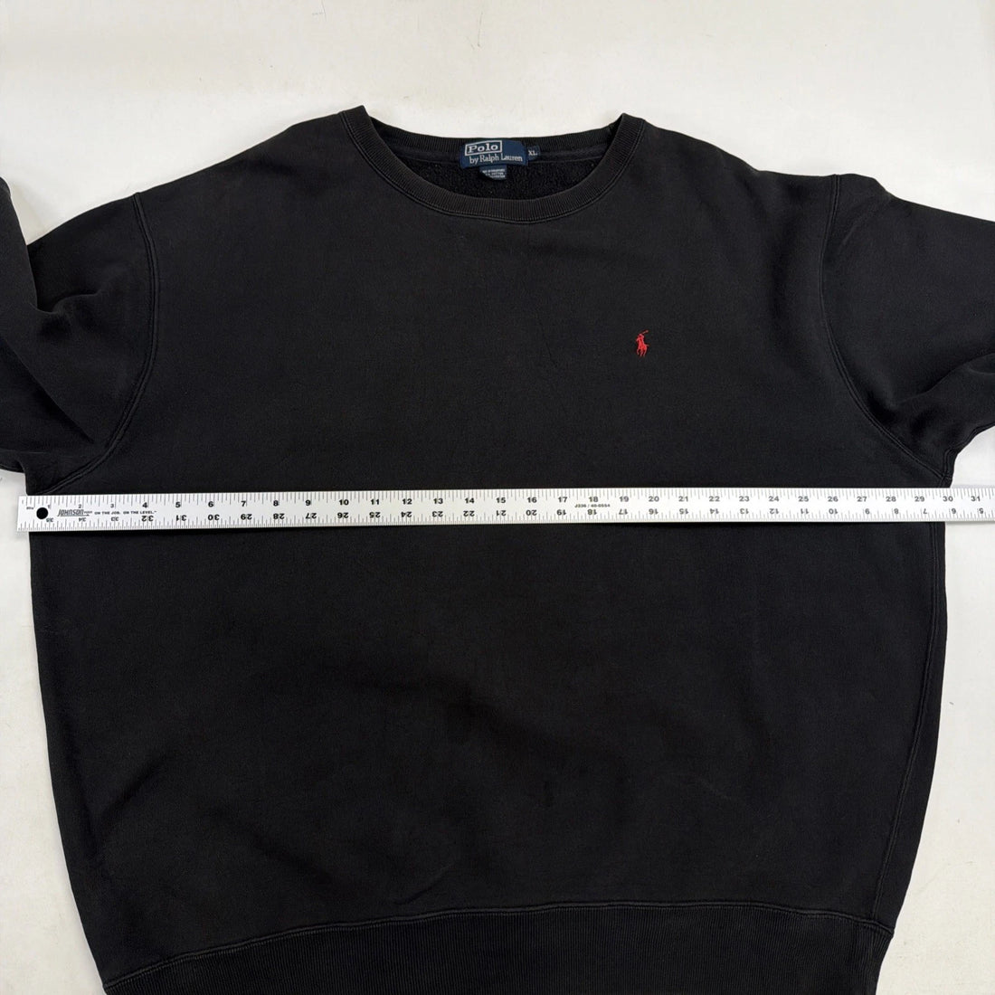 Vintage Polo Ralph Lauren Crewneck Sweatshirt Size XL Black