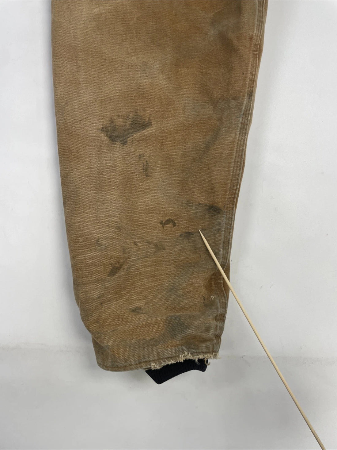 Carhartt Canvas Work Jacket Size XL Tall Brown