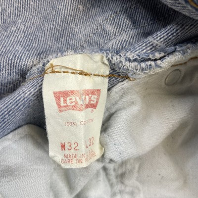 Vintage Levi Strauss & Co 501 Denim Jeans Pants Size 32 X 32 Acid Wash