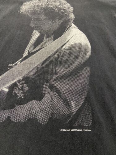 Vintage Bob Dylan Cronies T-Shirt Size Large Black Music 1994 90s