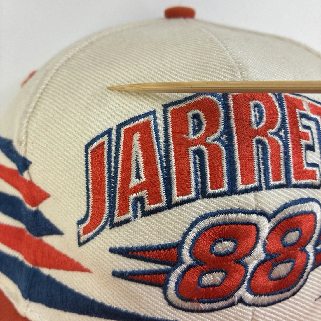 Vintage Dale Jarrett Racing Logo Athletic Snapback Hat Cap OSFA NASCAR