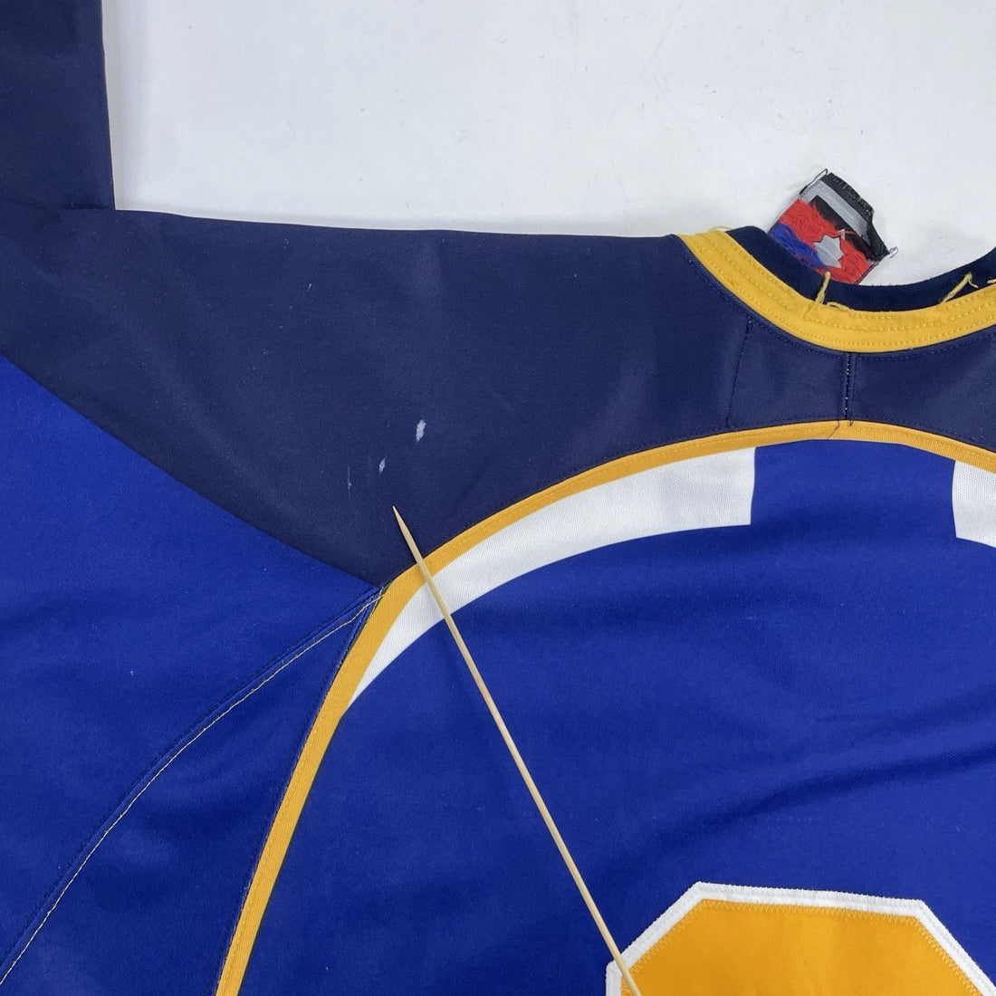Vintage Warren Wildcats Authentic Hockey Jersey Size 56 Fight Strap