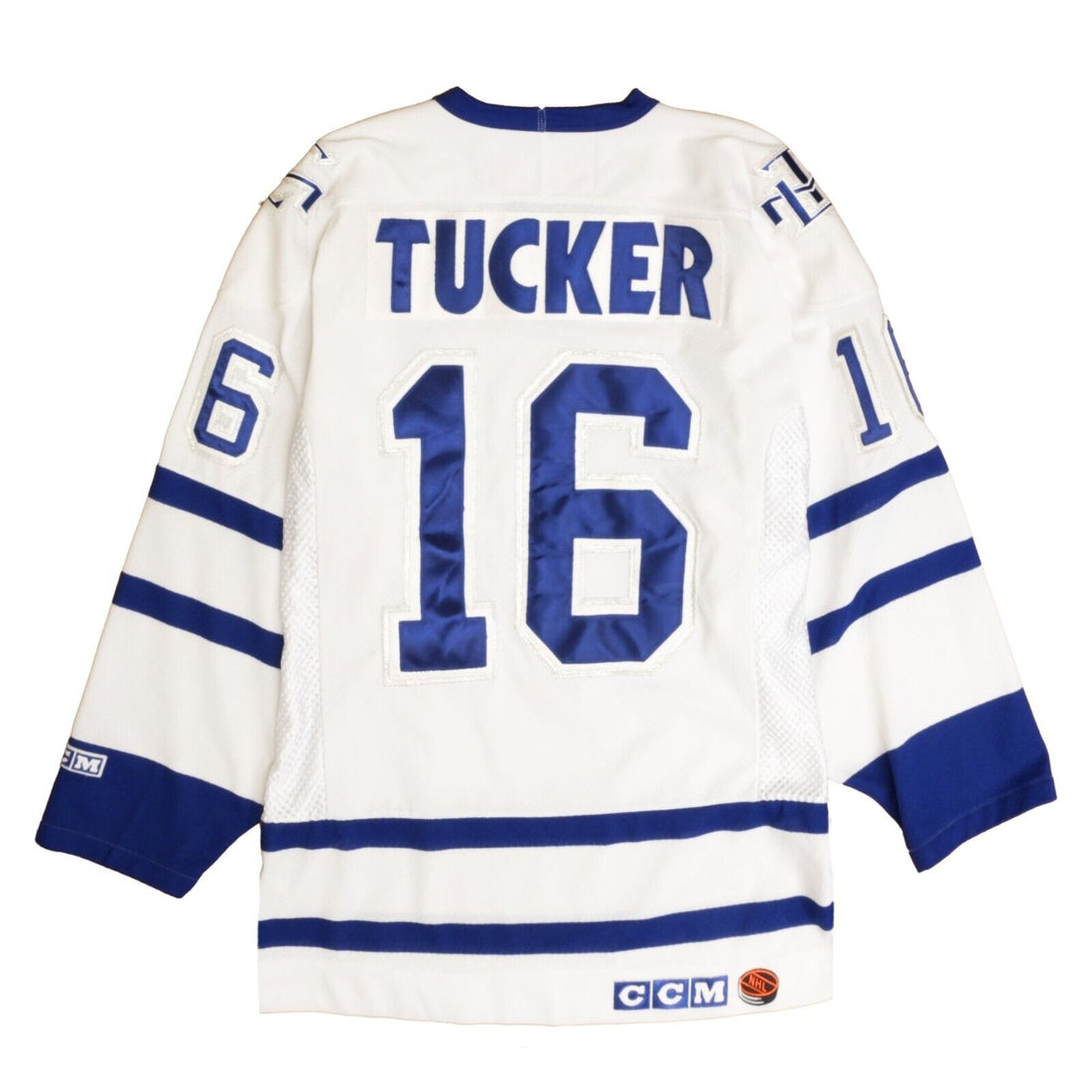Vintage Toronto Maple Leafs Darcy Tucker CCM Hockey Jersey Size Medium White NHL