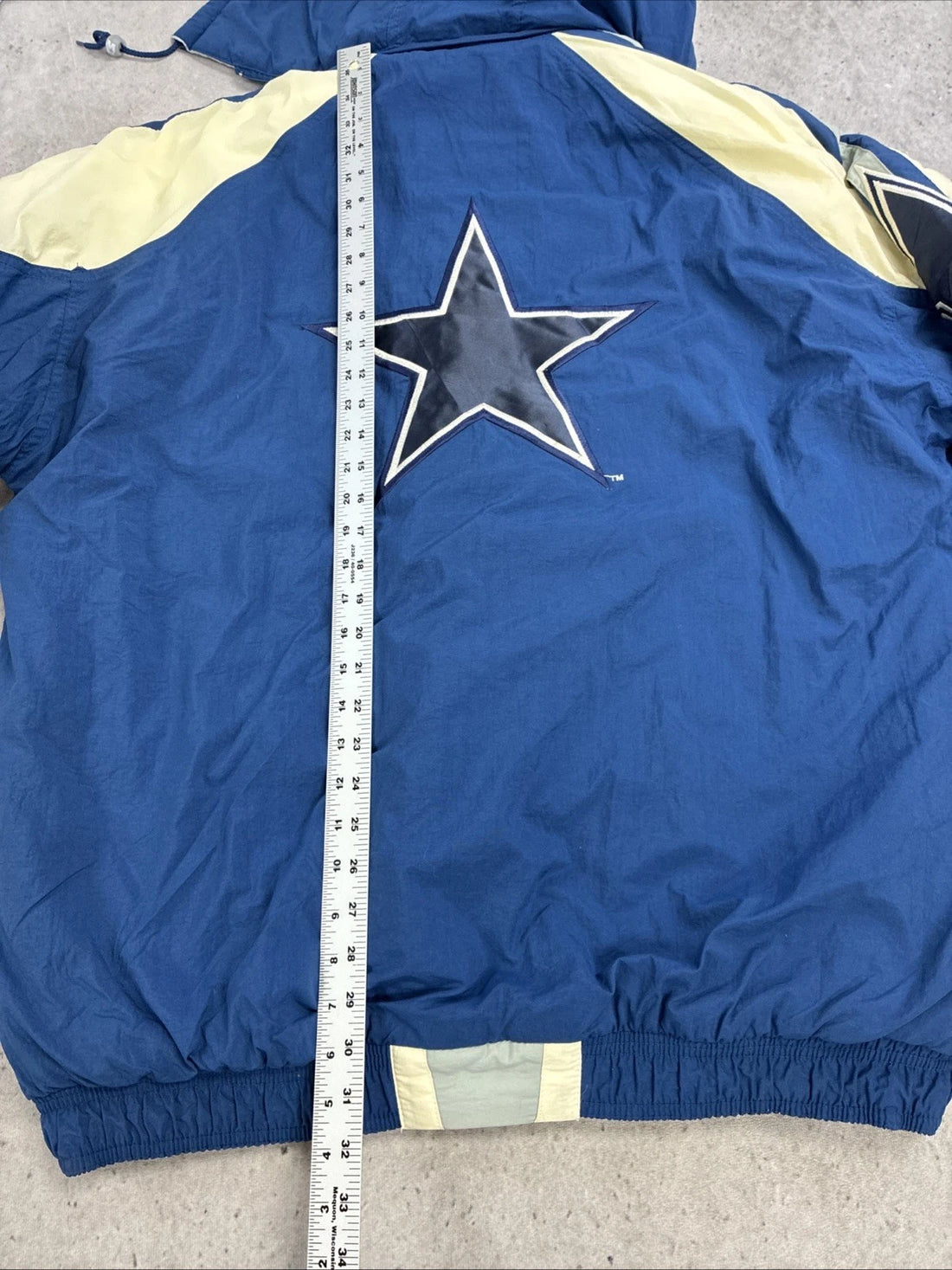 Vintage Dallas Cowboys Starter Puffer Jacket Size XL NFL