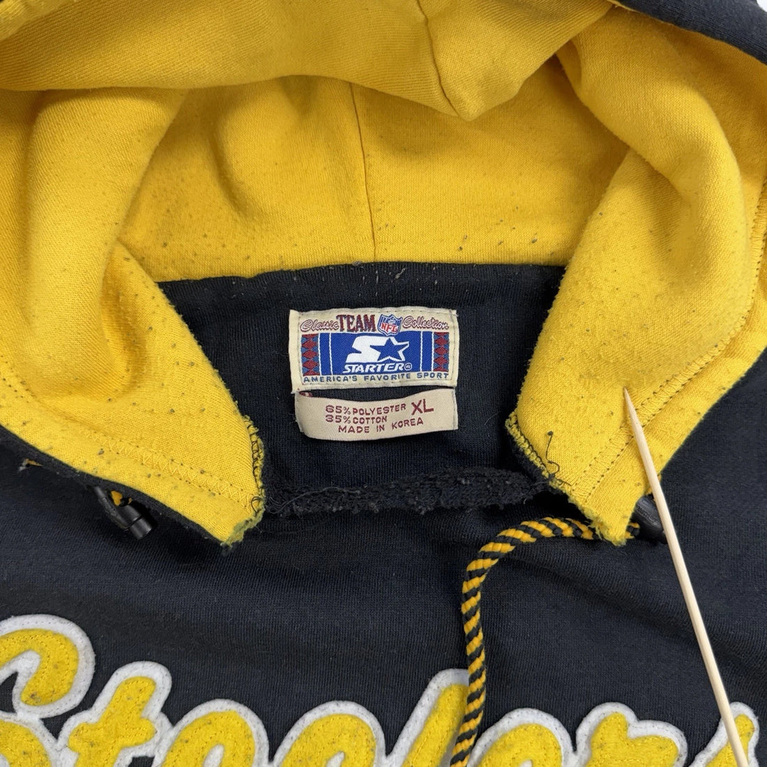 Vintage Pittsburgh Steelers Starter Sweatshirt Hoodie Size XL NFL