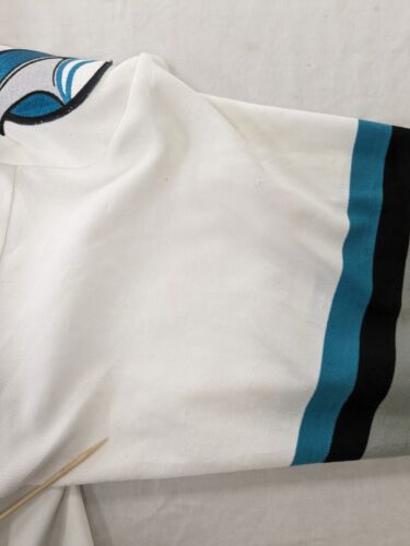 Vintage San Jose Sharks CCM Maska Jersey Size XL White 90s NHL