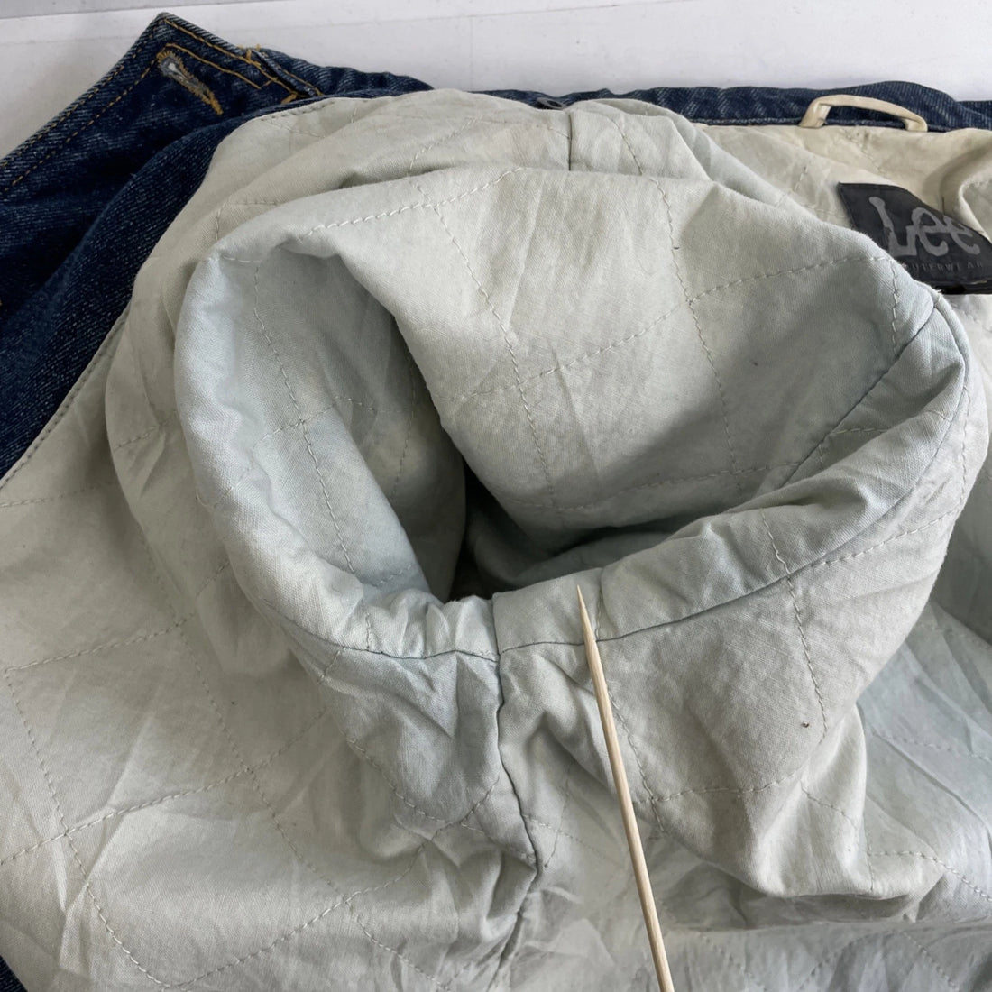 Lee Denim Chore Jacket Size Small Blue