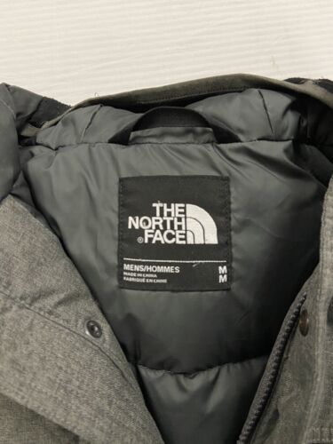 The North Face Puffer Jacket Size Medium Gray Hyvent Goose Down Insulated