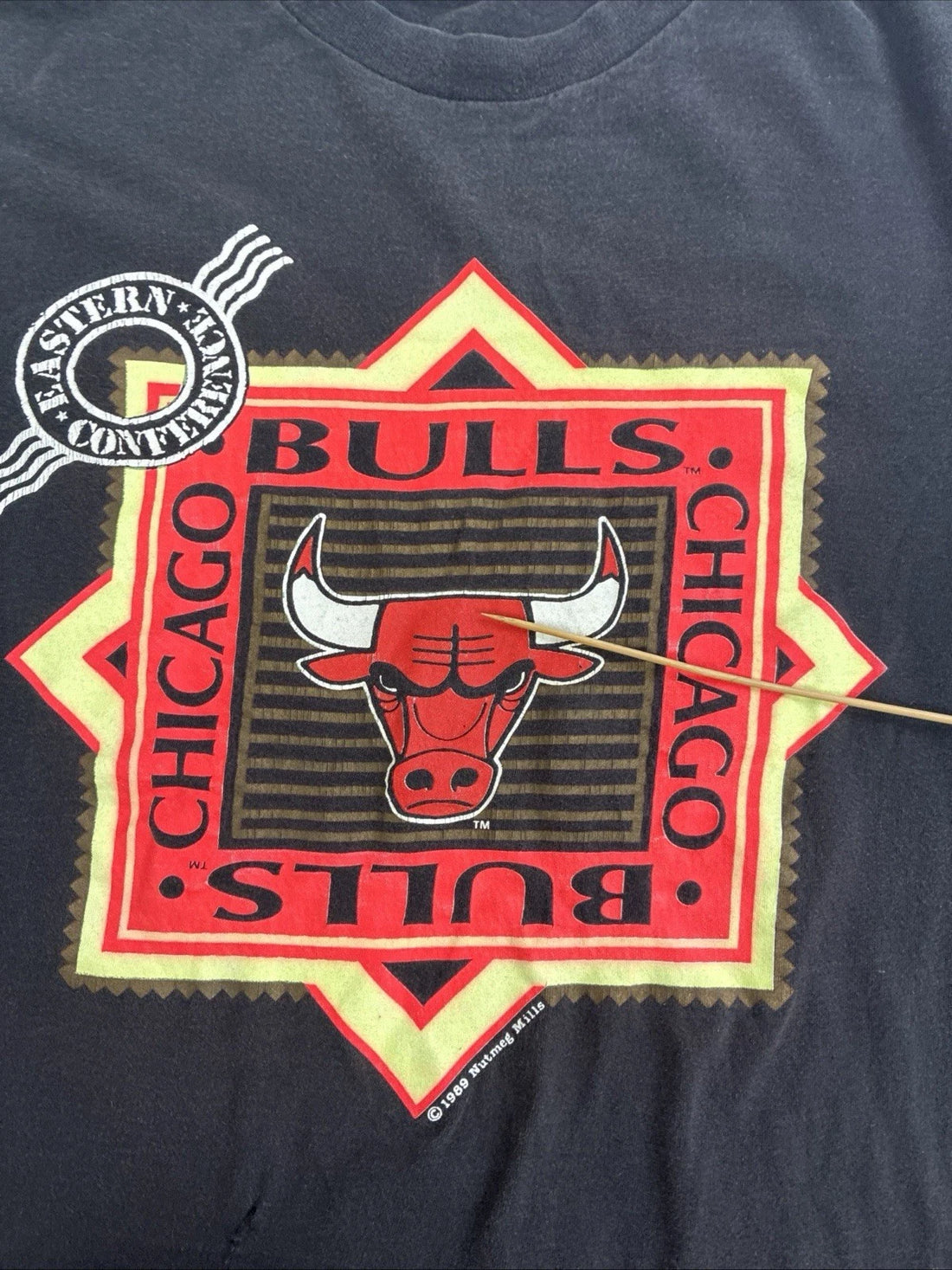 Chicago Bulls Nutmeg T-Shirt Size XL 80s NBA
