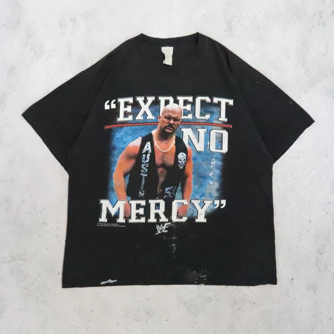 Vintage Stone Cold Steve Austin Expect No Mercy Wrestling T-Shirt XL WWF WWE 90s