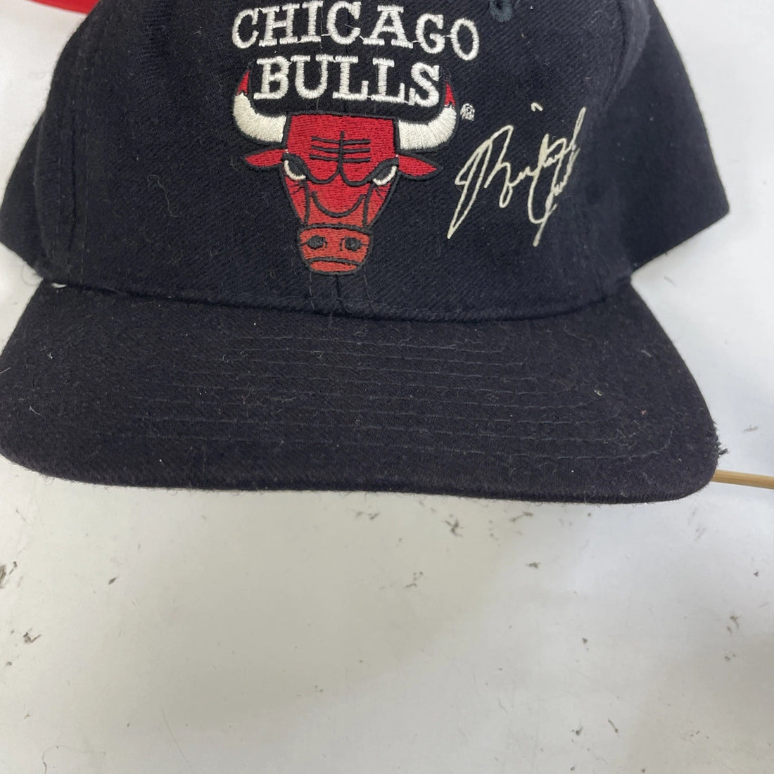 Vintage Chicago Bulls Michael Jordan Wool Snapback Hat Cap OSFA 90s NBA