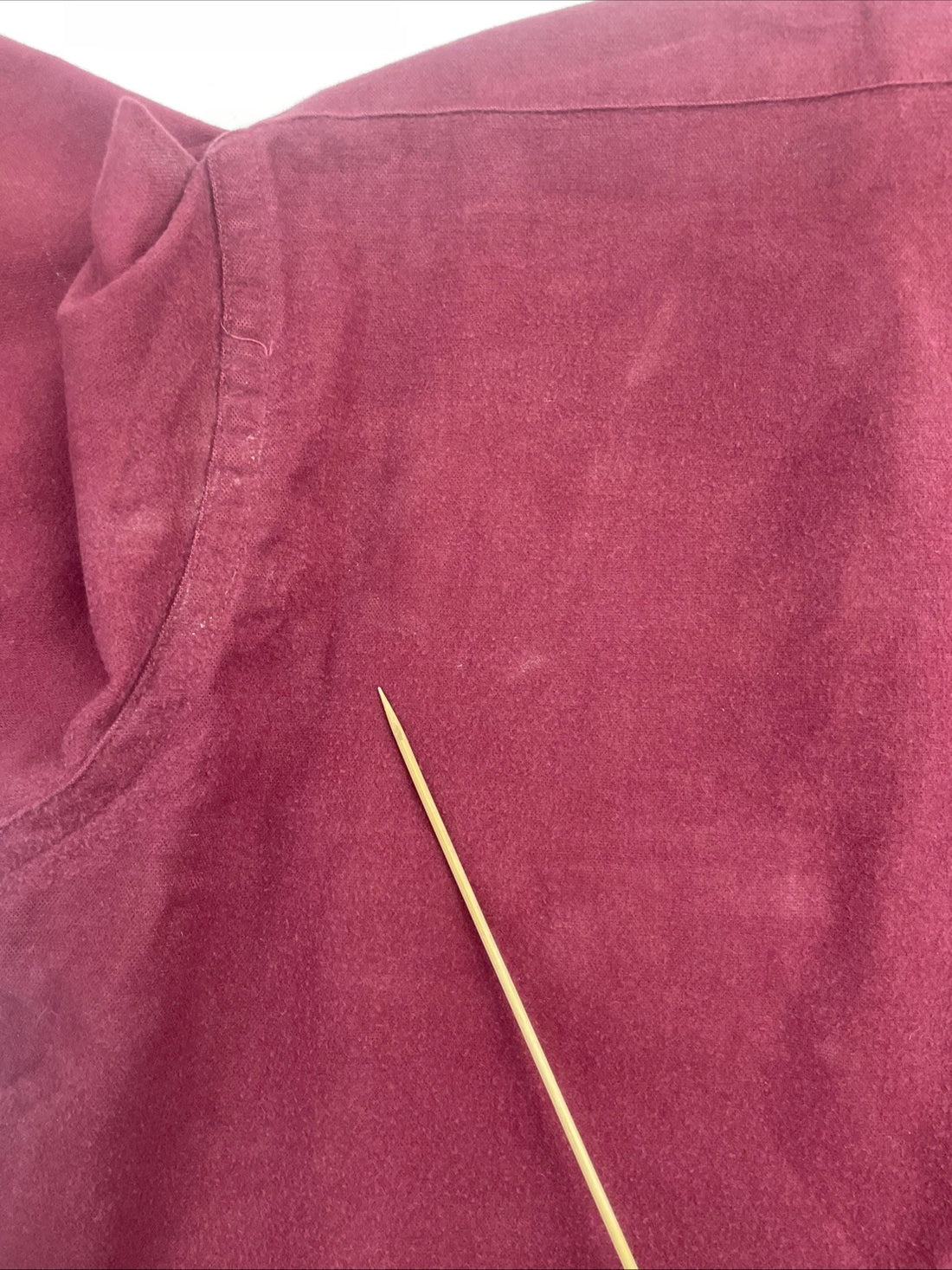 Vintage L.L. Bean Button Up Shirt Size 15 1/2 Red