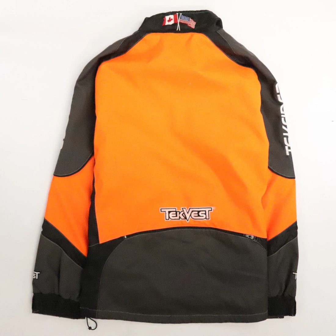 Tekrider Racing Jacket Size Medium Orange