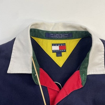Vintage Tommy Hilfiger Flag Rugby Shirt Size Large