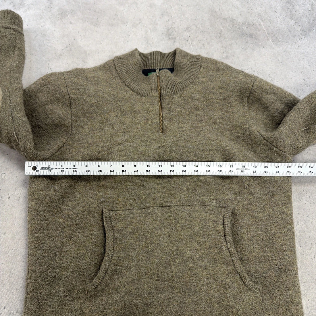 Vintage Cabela's Wool Knit Commando Pullover Sweater Size XL